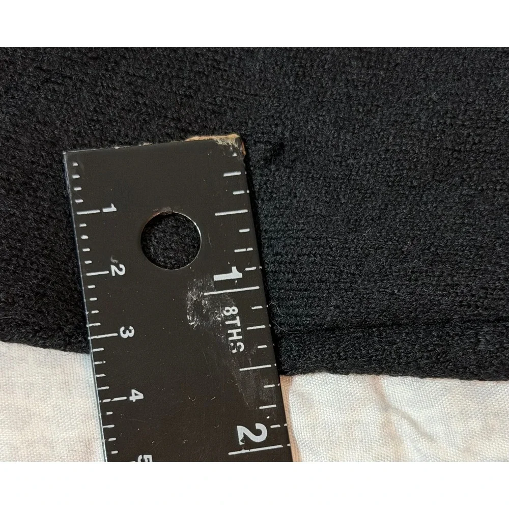 Hart Schaffner Marx Mens 2XT Black Extra Fine Merino Wool Crewneck Sweater - Picture 8 of 8